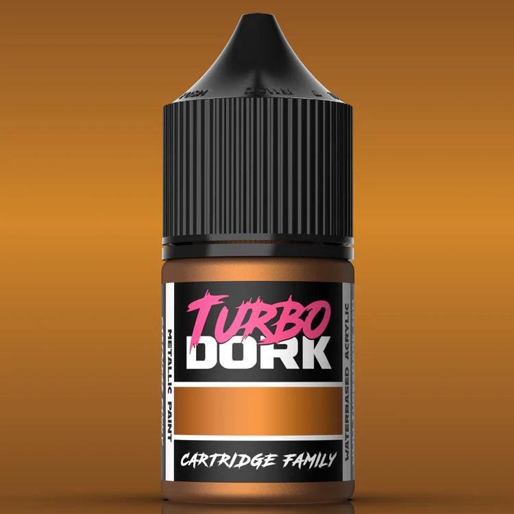 Turbo Dork 25144 Cartridge Family Metallic Acrylic Paint 22ml Bottle