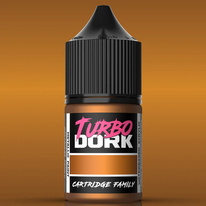 Turbo Dork 25144 Cartridge Family Metallic Acrylic Paint 22ml Bottle