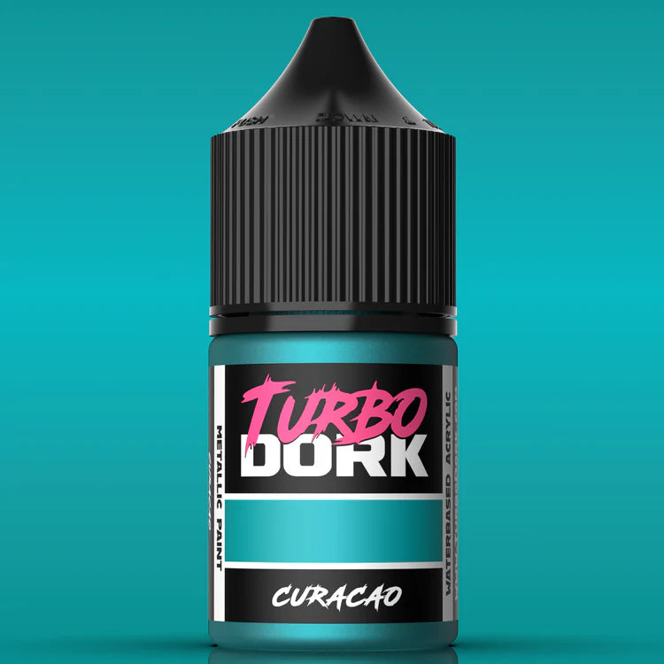 Turbo Dork 25236 Curacao Metallic Acrylic Paint 22ml Bottle
