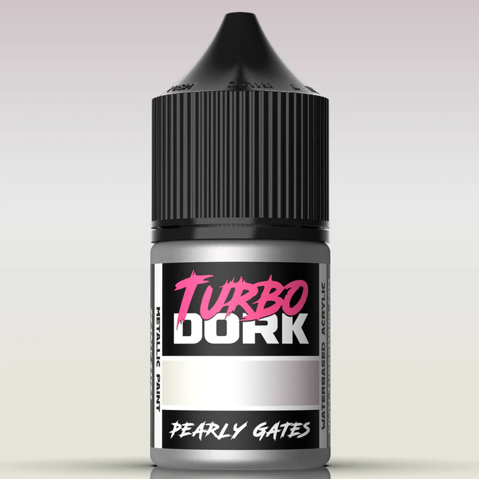 Turbo Dork 25571 Pearly Gates Metallic Acrylic Paint 22ml Bottle