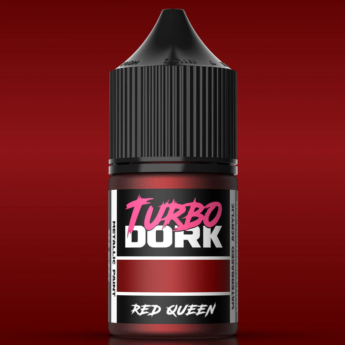 Turbo Dork 25649 Red Queen Metallic Acrylic Paint 22ml Bottle