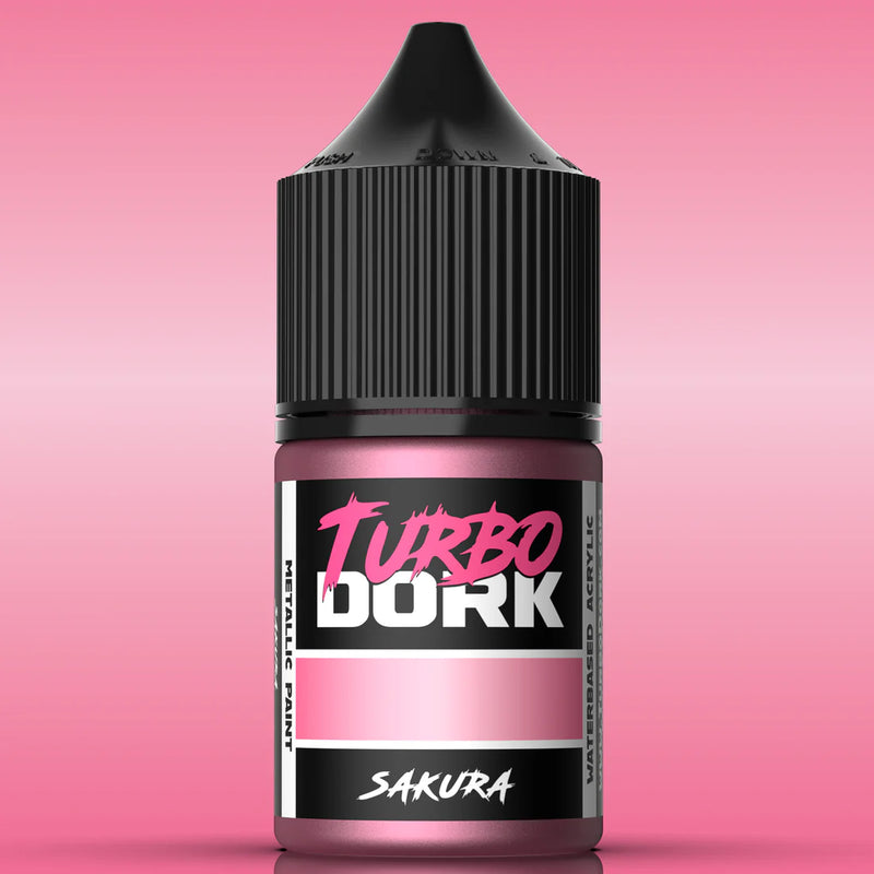 Turbo Dork 25670 Sakura Metallic Acrylic Paint 22ml Bottle