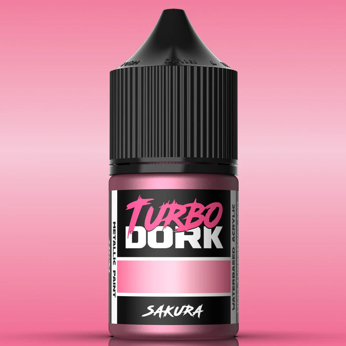 Turbo Dork 25670 Sakura Metallic Acrylic Paint 22ml Bottle