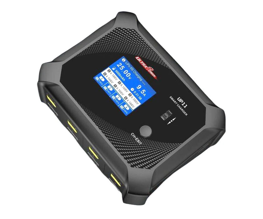 Ultra Power UP11 AC 240W / DC 600W 4-Port Multi-Chemistry AC/DC Battery Charger