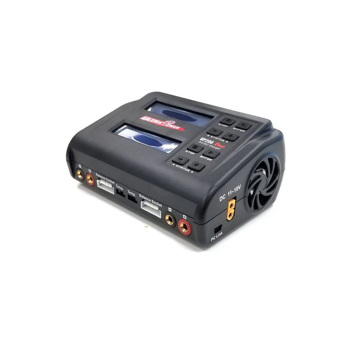 Ultra Power UP200 DUO 200W Dual Port Multi-Chemistry AC/DC Battery Charger
