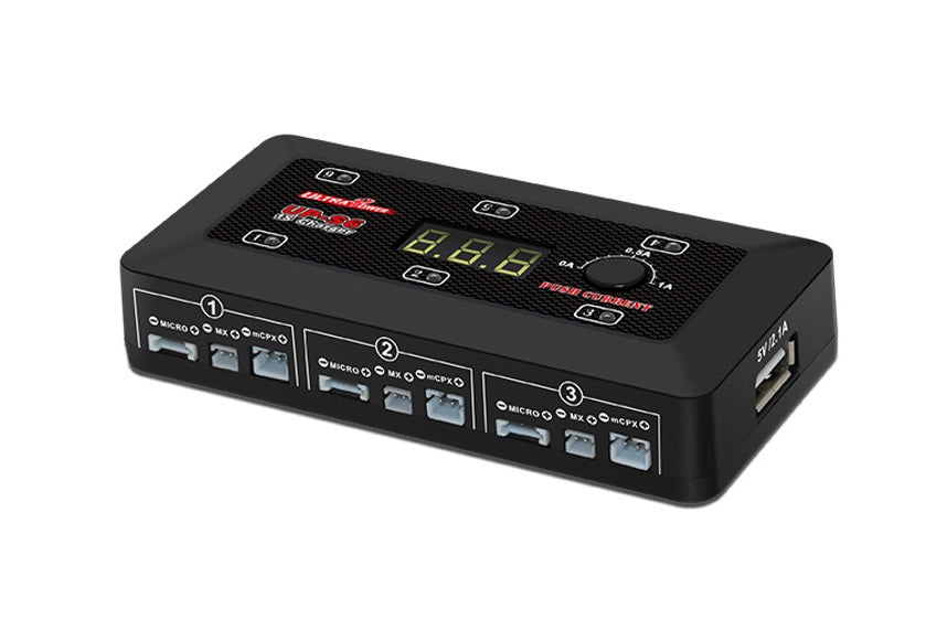 Ultra Power UPS6 25W 1S x 6 Compact DC LiPo and LiHV Charger