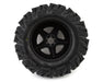 UpGrade RC 10000 Dirt Claw 2.8" Pre-Mounted All-Terrain Tires with 5-Star Wheels (2 Pack)