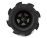 UpGrade RC 10002 Snow Plow 2.8" Pre-Mounted Sand/Snow Tires with 5-Star Wheels (2 Pack)