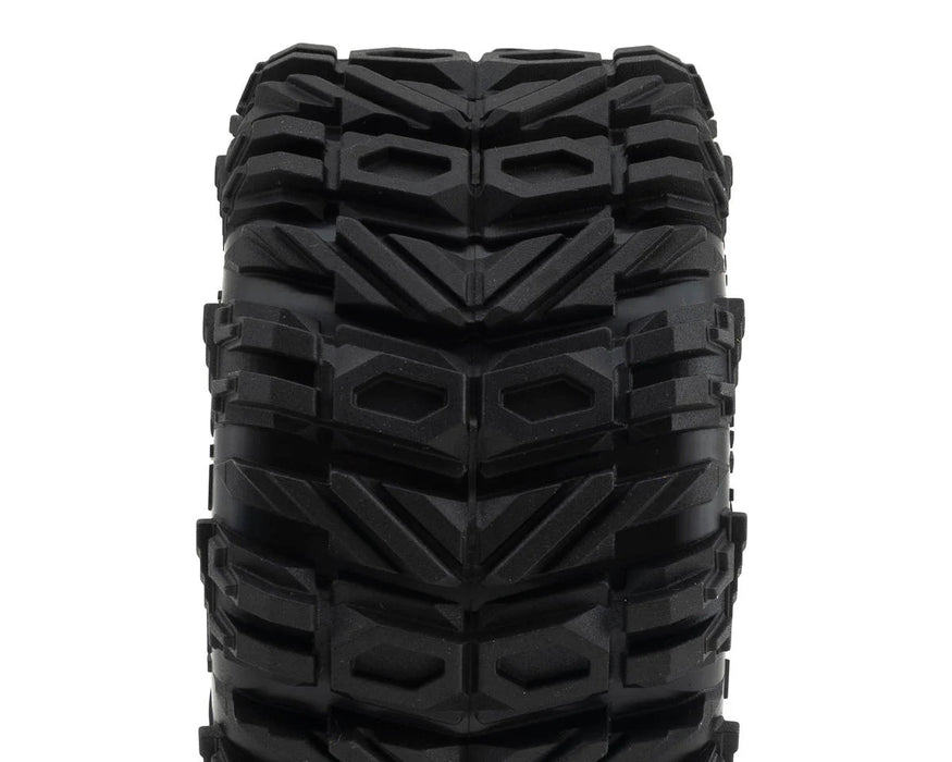 UpGrade RC 10004 Low-Pro BELTED Dirt Claw 2.8" Pre-Mounted All-Terrain Tires (2 Pack)