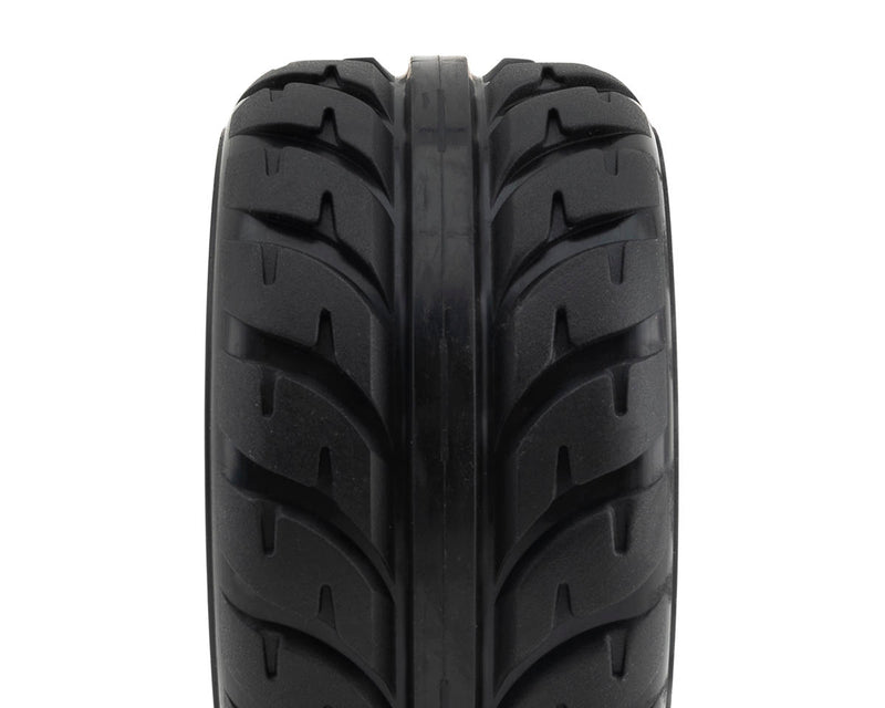UpGrade RC 10005 Low-Pro BELTED Street Radials 2.8" Pre-Mounted On-Road Tires (2 Pack)
