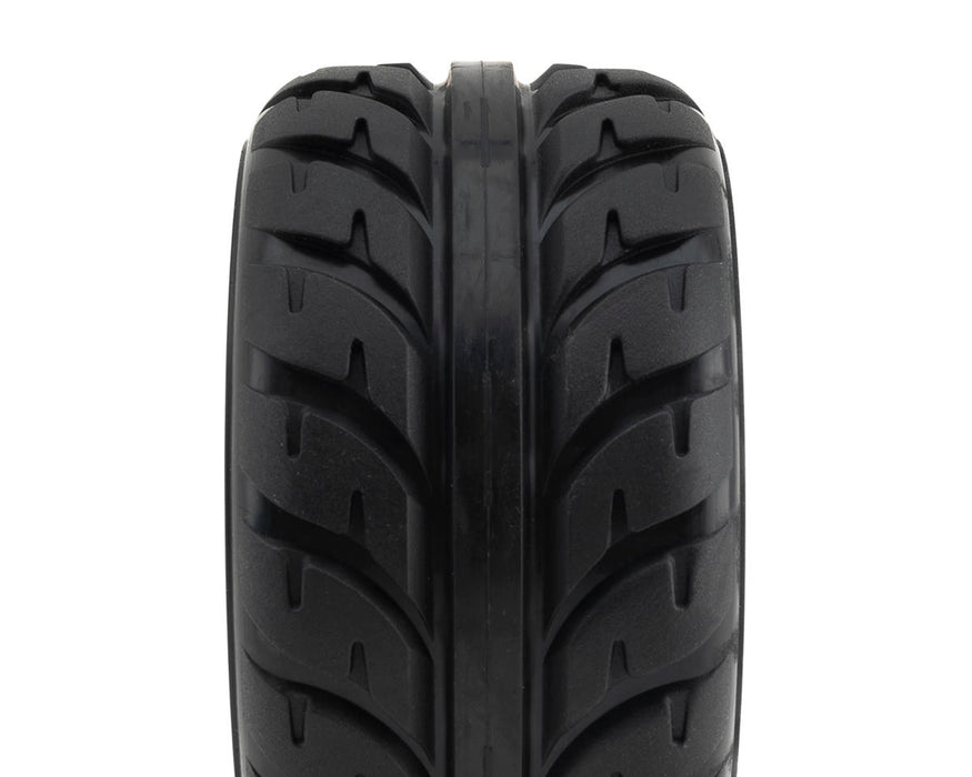 UpGrade RC 10005 Low-Pro BELTED Street Radials 2.8" Pre-Mounted On-Road Tires (2 Pack)