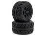 UpGrade RC 10005 Low-Pro BELTED Street Radials 2.8" Pre-Mounted On-Road Tires (2 Pack)