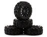 UpGrade RC 10010 Saw Blade Pre-Mounted Tires for ARRMA® Typhon Grom™ (4 Pack)