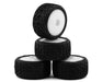UpGrade RC 10012-T White Clay Bar Pre-Mounted Clay Tires for Losi® Micro-T (4 Pack)