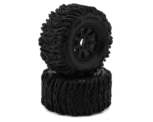 UpGrade RC 10013 Dirt Claw 2.2" Pre-Mounted BELTED Tires for Mini Maxx®/XRT® & Mini Kraton® (2 Pack)