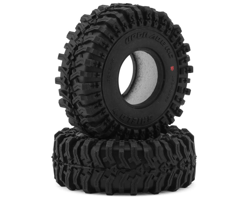 UpGrade RC 10028 Micro Shield 1.0"  (63mm OD) Class 2 Micro Crawler Tires (2 Pack)