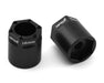 UpGrade RC 11006 Black Aluminum 14mm Hex Adapters for 2.8" Tires (2 Pack)