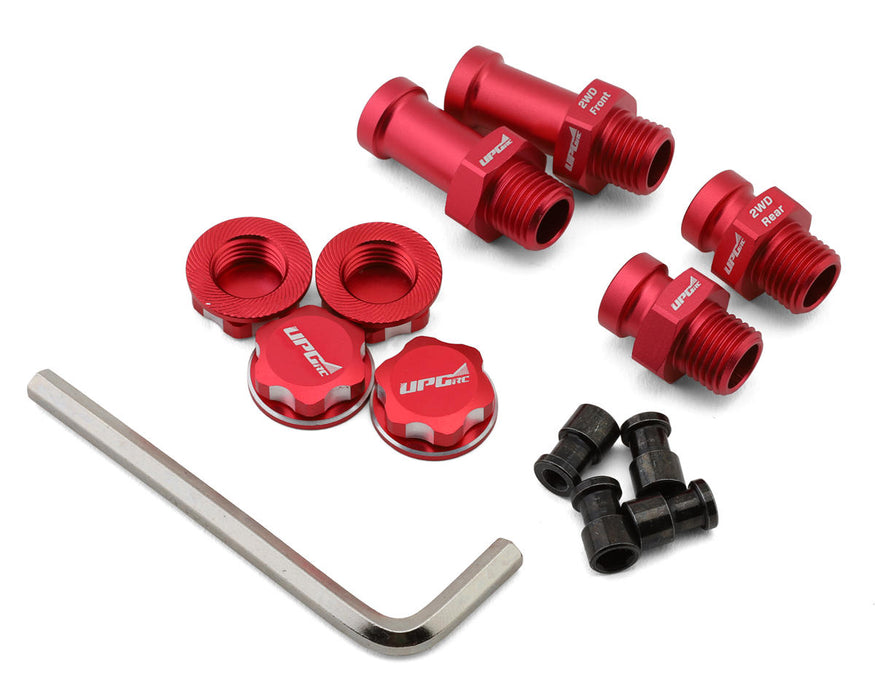 UpGrade RC 11016 Red Aluminum 17mm Hex Conversion for Traxxas® Stampede® 2WD