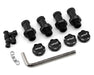 UpGrade RC 11017 Black Aluminum 17mm Hex Conversion for Traxxas® Stampede® 4X4