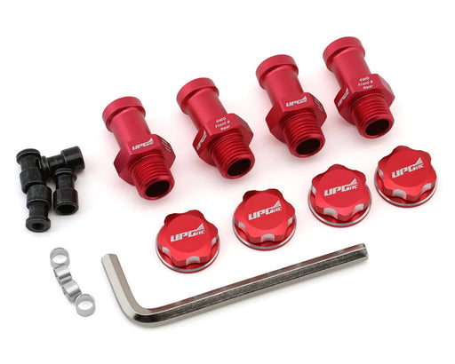 UpGrade RC 11018 Red Aluminum 17mm Hex Conversion for Traxxas® Stampede® 4X4