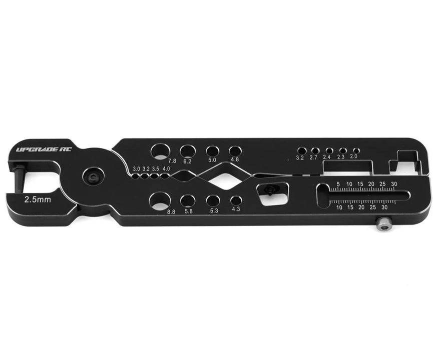 UpGrade RC 13002 Tire Punch, Shock Shaft Pliers, Ball Link Pliers and Wire Crimp Multi-Tool