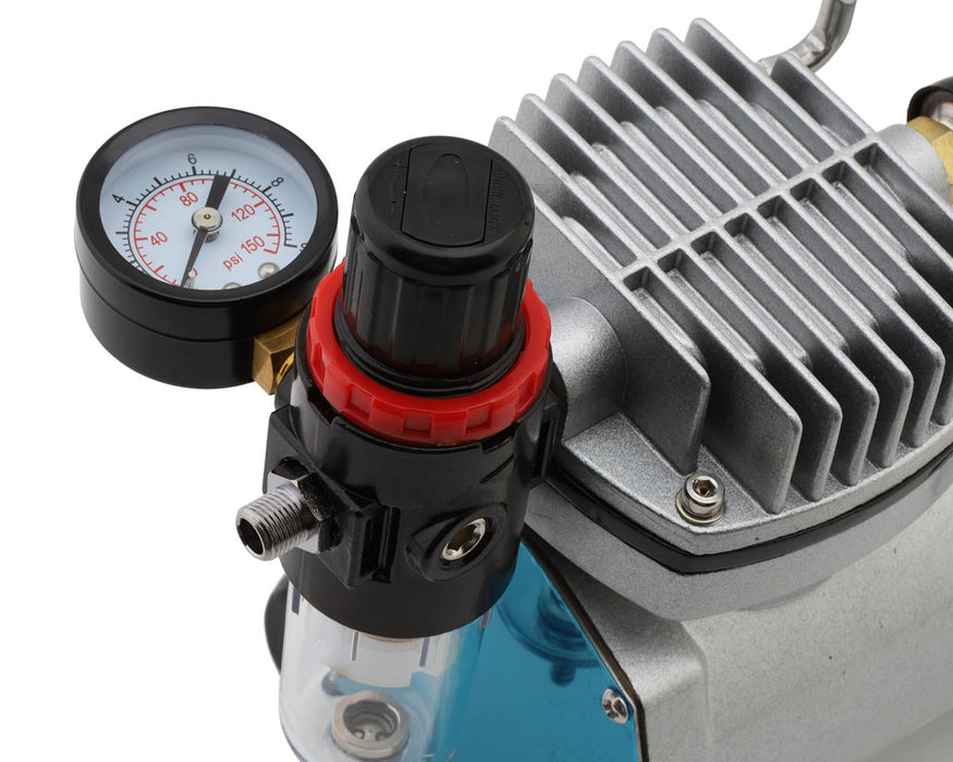UpGrade RC 13101 S-20BK Airbrush Oil-Less Mini Air Compressor (Piston Type)