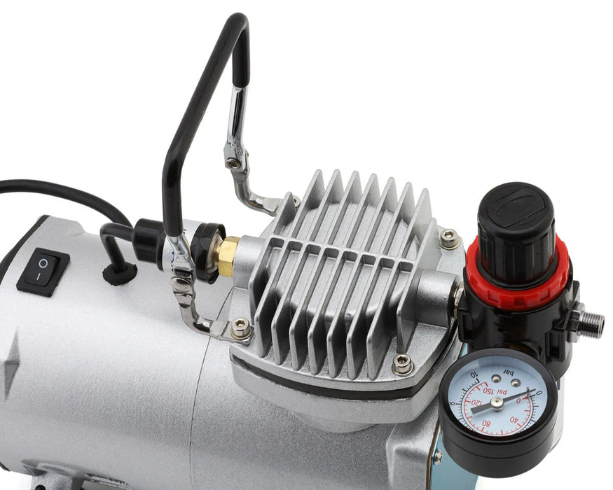 UpGrade RC 13101 S-20BK Airbrush Oil-Less Mini Air Compressor (Piston Type)