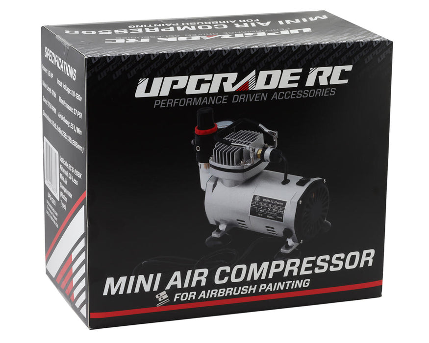 UpGrade RC 13101 S-20BK Airbrush Oil-Less Mini Air Compressor (Piston Type)