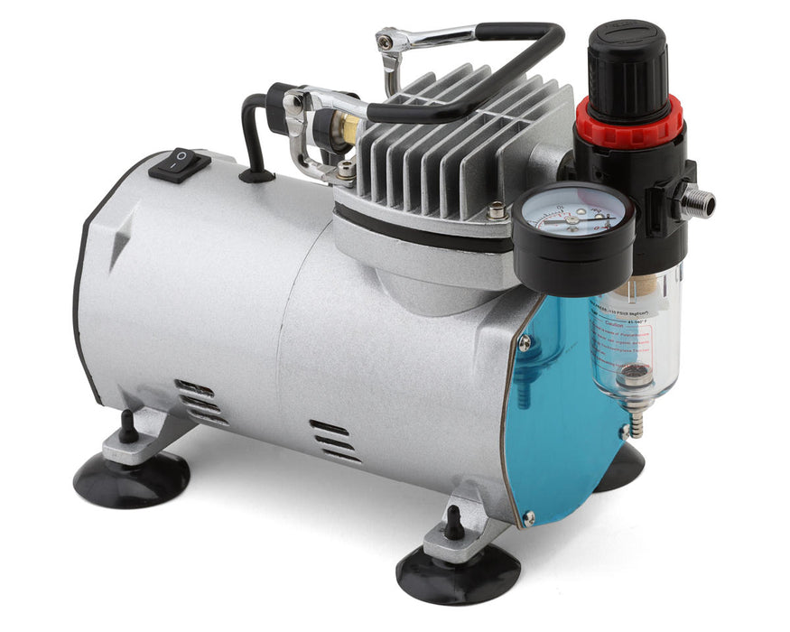 UpGrade RC 13101 S-20BK Airbrush Oil-Less Mini Air Compressor (Piston Type)