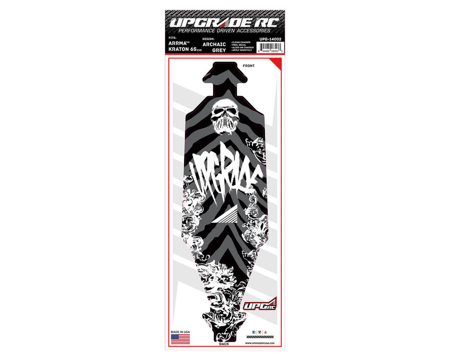 UpGrade RC 14002 Chassis Protector for Arrma® Kraton® 6S EXB (Archaic Grey)
