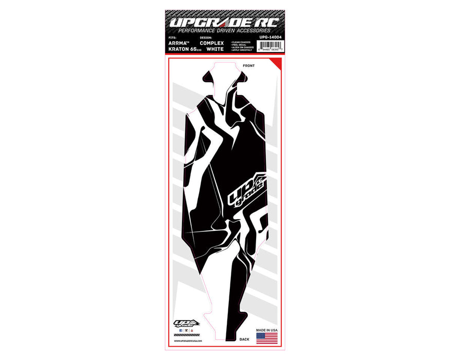 UpGrade RC 14004 Chassis Protector for Arrma® Kraton® 6S EXB (Complex White)