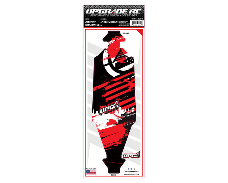 UpGrade RC 14008 Chassis Protector for Arrma® Kraton® 6S EXB (InterUrban Red)