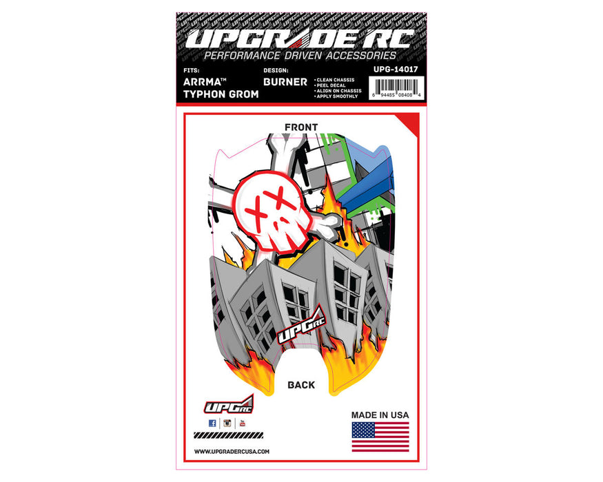 UpGrade RC 14017 Chassis Protector for Arrma® Typhon™ Grom (Burner)