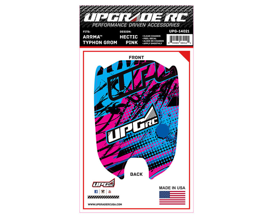 UpGrade RC 14021 Chassis Protector for Arrma® Typhon™ Grom (Hectic Pink)