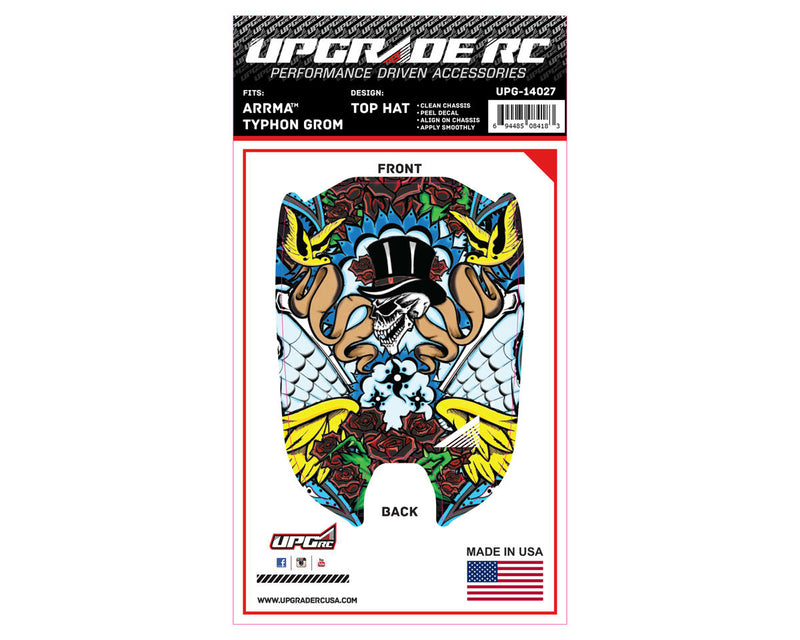 UpGrade RC 14027 Chassis Protector for Arrma® Typhon™ Grom (Top Hat)