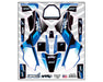 UpGrade RC 14044 Blue Graphic Set for Losi® Promoto™ MX (Exude)