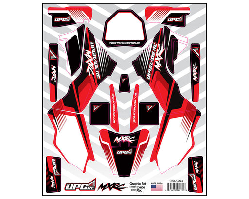 UpGrade RC 14045 Red Graphic Set for Losi® Promoto™ MX (Exude)