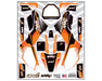 UpGrade RC 14046 Orange Graphic Set for Losi® Promoto™ MX (Exude) (Orange)