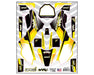 UpGrade RC 14047 Yellow Graphic Set for Losi® Promoto™ MX (Exude)