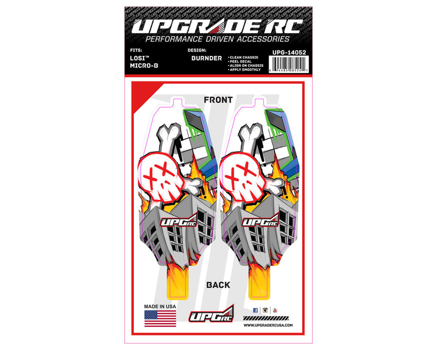 UpGrade RC 14052 Chassis Protector for Losi® Micro-B (Burner) (2 Pack)