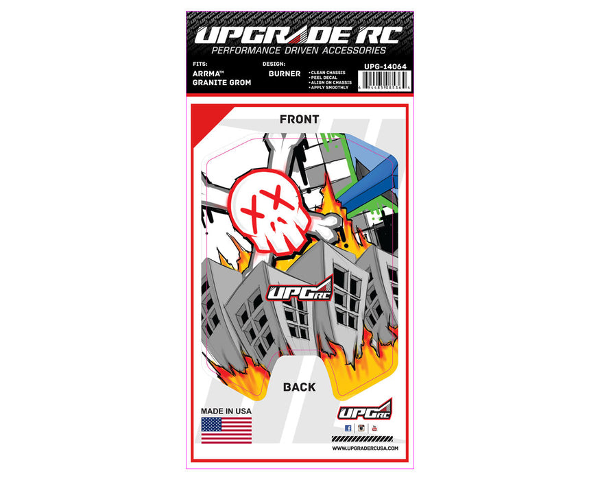 UpGrade RC 14064 Chassis Protector for Arrma® Granite™ Grom (Burner)