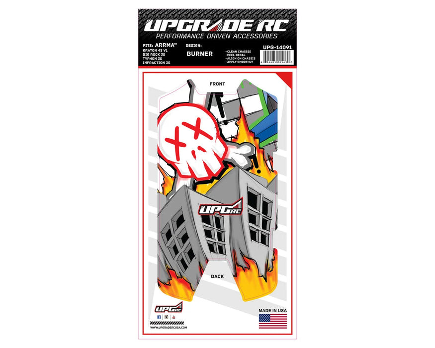 UpGrade RC 14091 Chassis Protector for Arrma® 3S (Burner)
