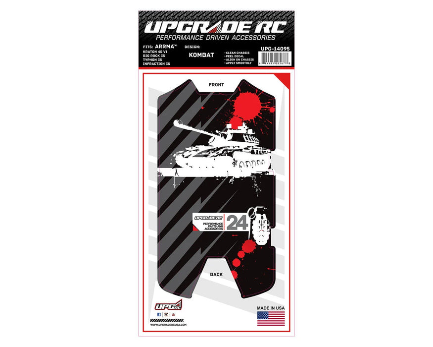 UpGrade RC 14095 Chassis Protector for Arrma® 3S (Kombat)