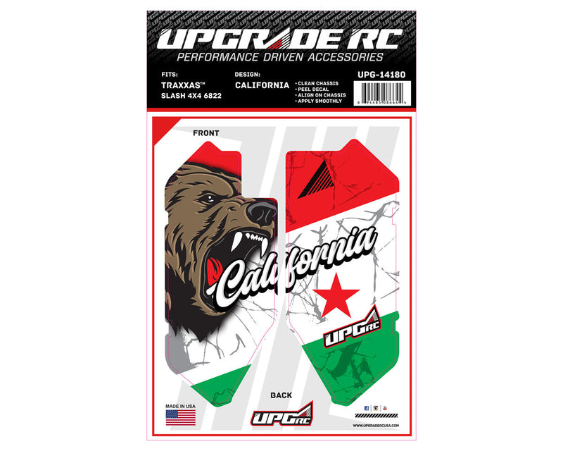 UpGrade RC 14180 Chassis Protector for Traxxas® Slash® 4x4 (California)