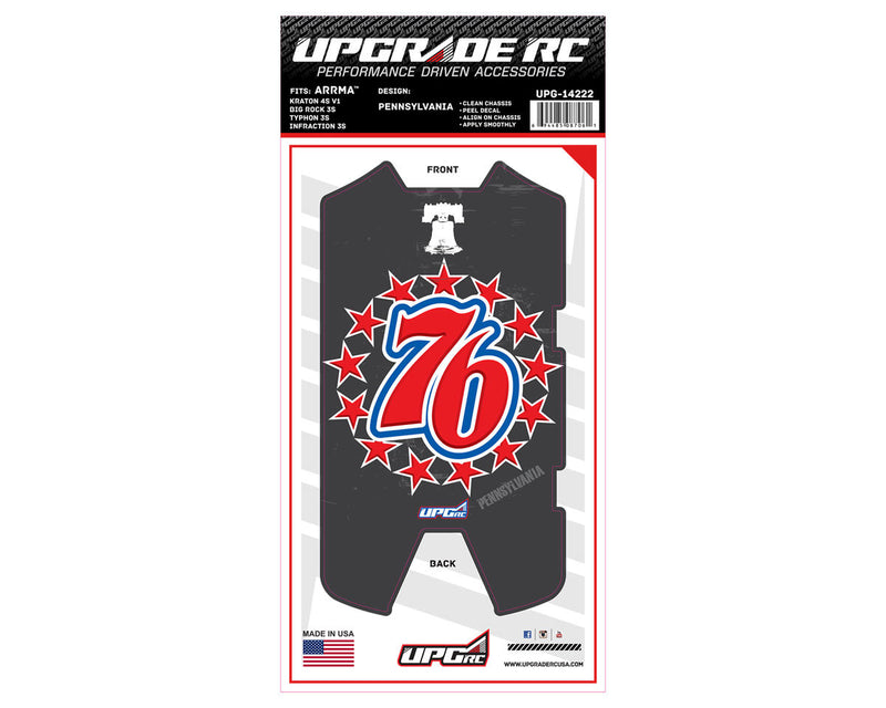 UpGrade RC 14222 Chassis Protector for Arrma® 3S (Pennsylvania)