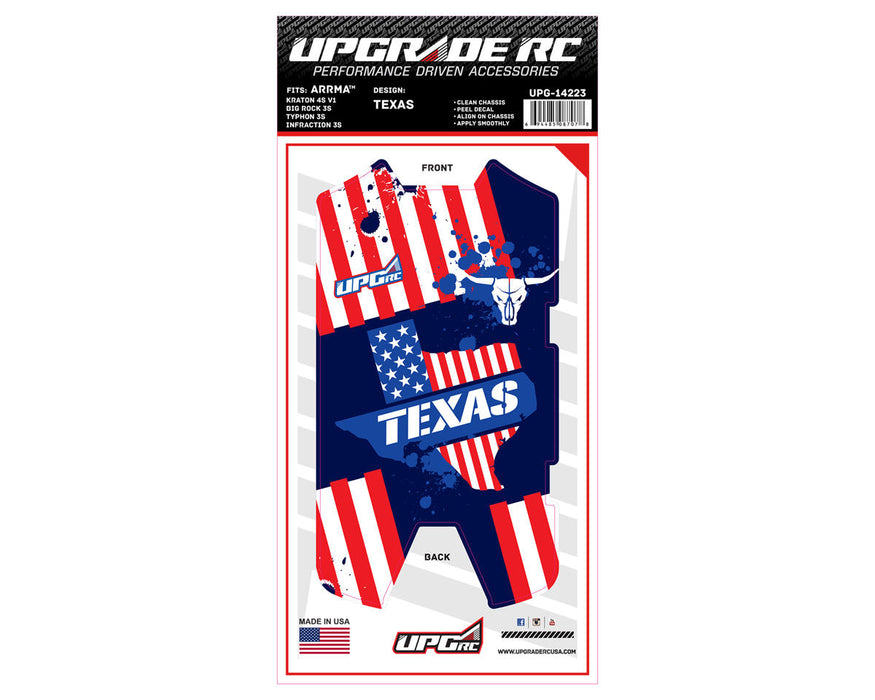 UpGrade RC 14223 Chassis Protector for Arrma® 3S (Texas)