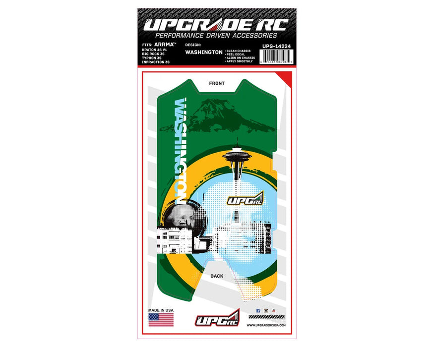UpGrade RC 14224 Chassis Protector for Arrma® 3S (Washington)
