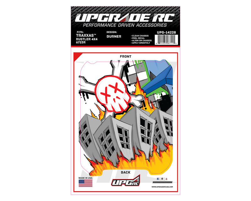 UpGrade RC 14228 Chassis Protector for Traxxas® Rustler® 4x4 (Burner)