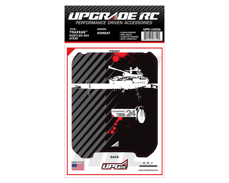 UpGrade RC 14236 Chassis Protector for Traxxas® Rustler® 4x4 (Kombat)