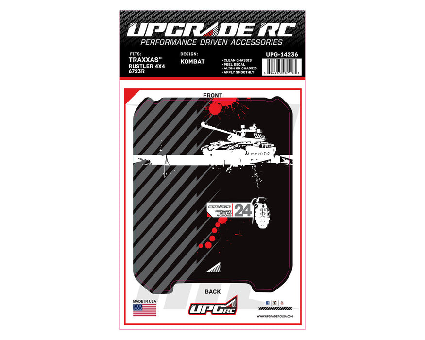 UpGrade RC 14236 Chassis Protector for Traxxas® Rustler® 4x4 (Kombat)